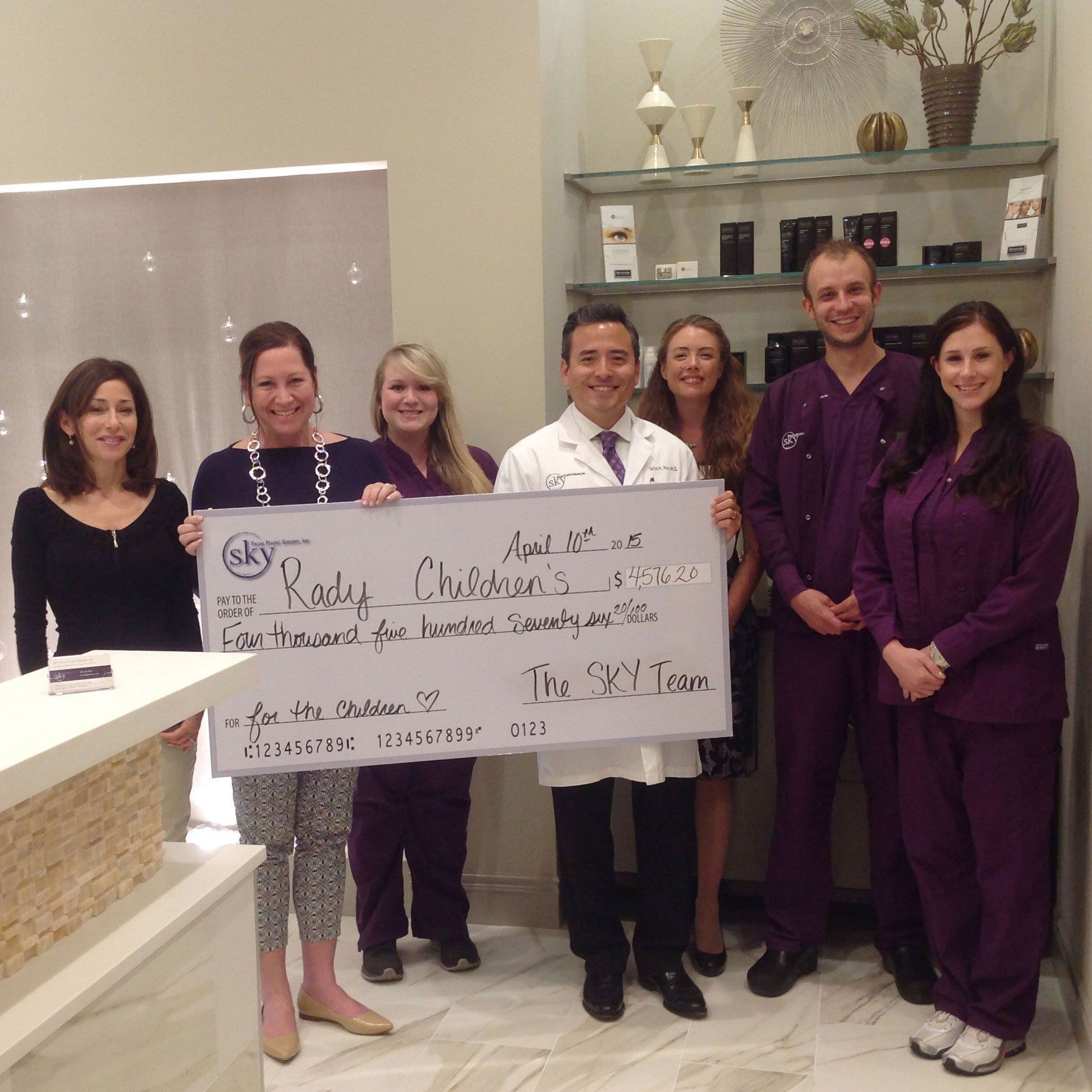 Beauty Night Fundraiser Raises Nearly $5,000 for Children