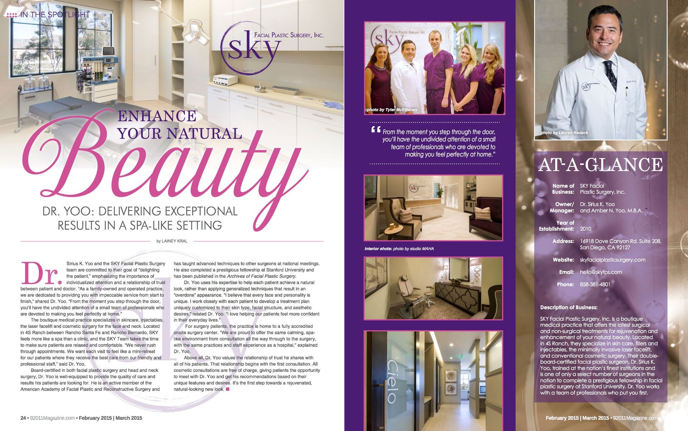 Featured in 92011 Magazine