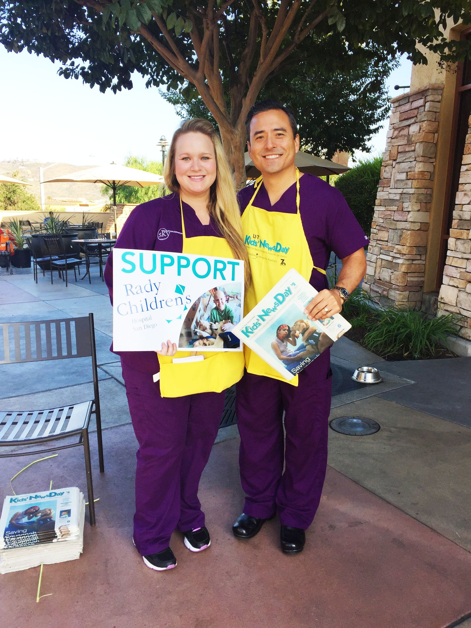 The SKY Team Volunteers for 27th Annual Kids' NewsDay