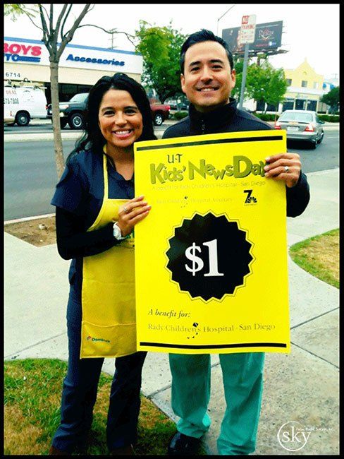 The SKY Team Volunteers for the 25th Annual U-T Kids’ NewsDay